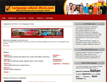 Tablet Screenshot of language-school-direct.com